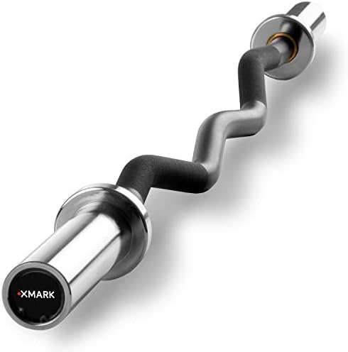 XMark EZ Curl Bar or Olympic Weight Set with EZ Curl Bar, Weight Plate Set