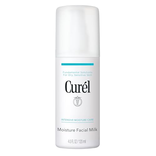 Curel Japanese Skin Care Moisture Facial Milk, Face Moisturizer, 4 fl oz