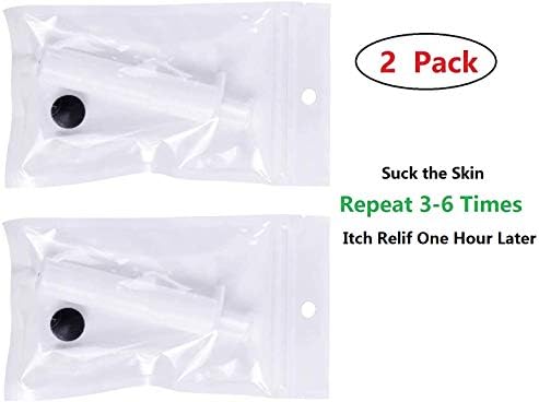 2PK Mosquito Bee Sting Bug Bite Kit Suction Tool Safety Supplies Natural First Aid for Hiking Backpacking Camping