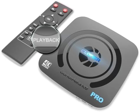 UHD Pro, 4K Video Recorder, HDMI Capture DVR with H.265/H.264 Codec, Cinematic 24fps Recording(Up to 30fps), 4K@60fps Passthrough