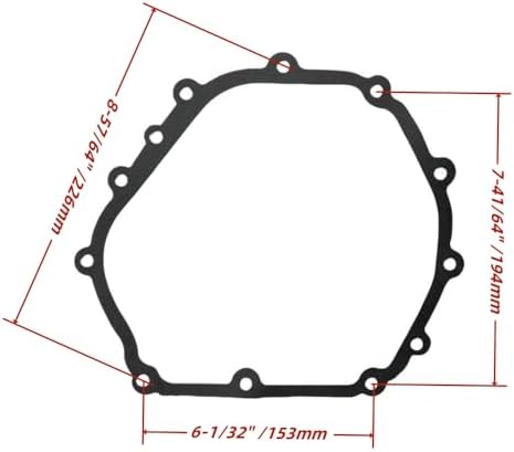 Gaskets for Carburetor Muffler Cylinder Head Crankcase Cover and Oil Seals for Predator Inverter Generators 9500-Watt Surge (SKU# 71365