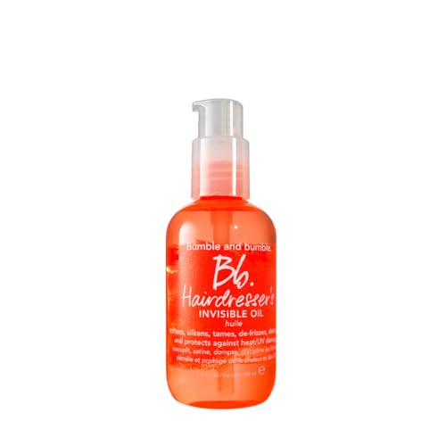 Bumble and bumble. Hairdresser's Invisible Oil Frizz-Reducing Hair Oil | Heat Protection, Frizz Control + Shine | Curly, Wavy, Straight | With Grapeseed, Coconut + Argan Oils