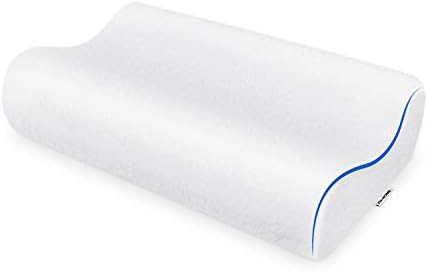 ZG-Home Memory Foam Pillow, Neck Pillow, Cervical Pillow for Neck Pain, Orthopedic Contour Pillow for Back, Side
