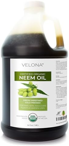 velona USDA Organic Castor Oil - 64 fl oz, Cold Pressed, USP Grade