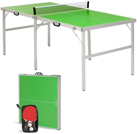 STIGA Space Saver - Compact Ping Pong Table - Separate Table Halves - Regulation Height - No Assembly Required