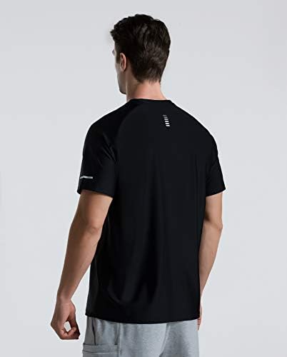THE GYM PEOPLE Men's Cooling Running Shirts Ice Silk UPF 50+ Workout Tshirt