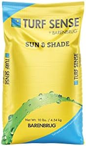 Barenbrug 25625 Turf Sense Grass Seed Grows in Areas of Sun and Partial Shade, 25 LB Bag