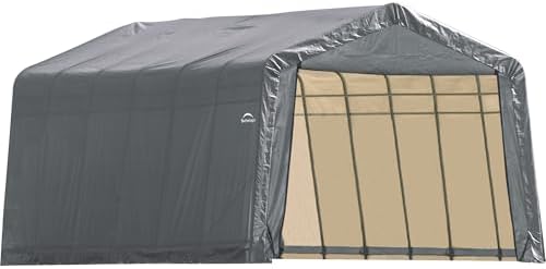 ShelterLogic 72444 Green 12'x24'x8' Peak Style Shelter