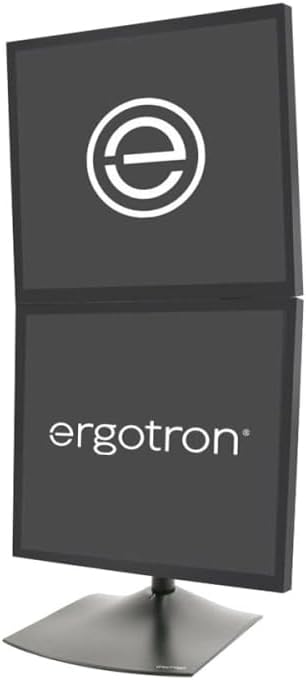 Ergotron – DS100 Quad Monitor Stand for Desk, Four Monitor VESA Mount – for 4 Monitors Up to 24 Inches, 0 to 31 lbs Each