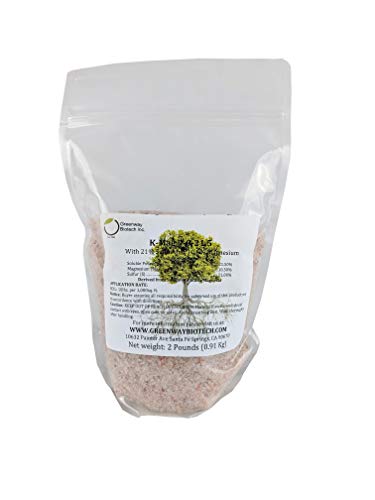 Greenway Biotech, Inc. Sul-Po-Mag 0-0-21.5 Sulfate of Potash Magnesia (K-Mag) 5 Pounds