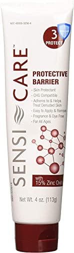 Medline Remedy Specialized Protect Zinc Oxide Paste Skin Protectant 4 oz Tube (Pack of 2 Tubes)