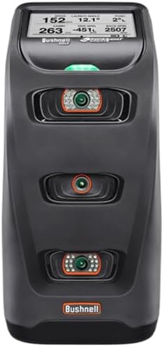 Bushnell Golf Launch Pro Ball Data Launch Monitor | Indoor/Outdoor Golf Simulator with High-Speed Cameras, & FSX Software Trial