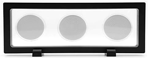 Skelang 3D Floating Display Case with 9 Coin Capsules, 9"×3.54"×0.75" Display Stand Holder Suspension Frame for AA Medallion, Antique Challenge Coin