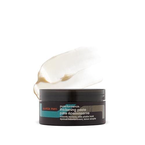 Aveda Men Pure-Formance Thickening Paste | Thickens Hair | Versatile Hold | Natural Finish Hair Styling Paste | With Amla |91% Naturally Derived*, 2.5 Fl Oz