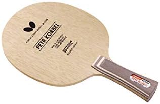 Butterfly Petr Korbel Table Tennis Blade - 5-ply All-Wood Blade - Professional Butterfly Table Tennis Blade - Available in FL and ST Shakehand Handle Styles - Made in Japan
