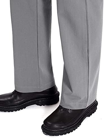 IDEALSANXUN Mens Casual Elastic Waist Twill Pants