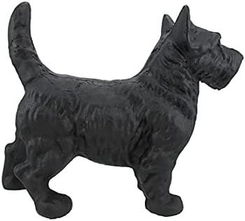 Things2Die4 Cast Iron Scottish Terrier Dog Statue Black Enamel Scottie