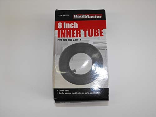 1 New 8" Inner Tube, Curved Stem Carts Wagons Riding Mowers Wheel Barrels
