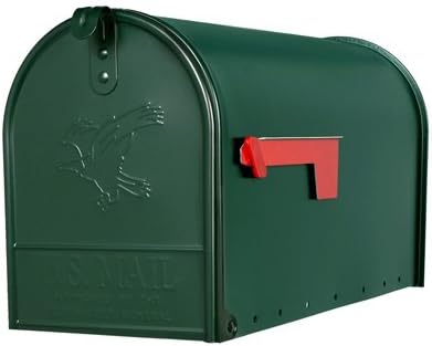 Post Mounted Mailbox Color: Green