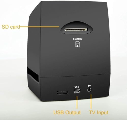 DIGITNOW! 135 Film Negative Scanner High Resolution Slide Viewer, Convert 35mm Film &Slide to Digital JPEG Save into SD Card