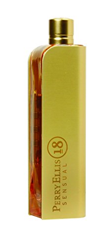 Perry Ellis 18 Sensual Eau de Parfum Spray for Women, 3.4 Oz | Perfumes for Women, Women's Fragrances with Notes of Fruit and Vanilla, Long Lasting Vanilla Perfume, Full-Size Bottle