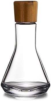 nambe Vie Decanter | Glass Wine Decanter Bottle for Bourbon, Brandy, Juice