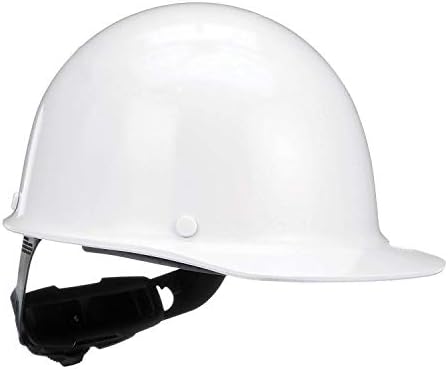 MSA Skullgard Cap Style Safety Hard Hat with Suspension - Non-Slotted Cap, Made of Phenolic Resin, Radiant Heat Loads up to 350F | Fas-Trac III Ratchet Suspension
