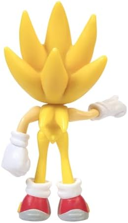 Sonic The Hedgehog Action Figure 2.5 Inch Super Sonic Collectible Toy