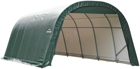 ShelterLogic 71332 Grey 12'x20'x8' Round Style Shelter