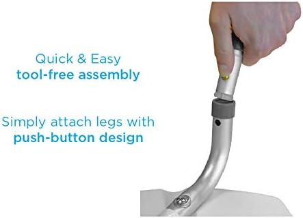 NOVA Medical Products Shower & Bath Chair, Quick & Easy Tools Free Assembly, Lightweight & Seat Height Adjustable