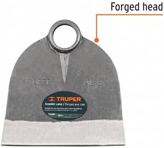 Truper Lane No. 3 Field Hoe Head, 2.1 lb Forged Steel, Heavy-Duty Replacement Hoe Head for Agriculture and Landscaping (Model AL-3/10609)