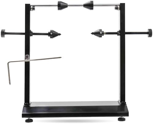 Motorcycle Wheel Balancer and Truing Stand with Adjustable Centering Cones