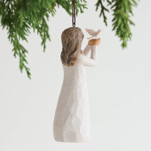 Willow Tree Abundance Hanging Ornament, Sculpted Hand-Painted Figure | Cast from a Susan Lordi Original Carving, Meaningful Gift for Any Occasion, Ready to Hang, Collectible Resin Keepsake