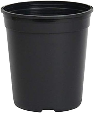 The HC Companies Nursery Pot (1.72 Gallon), Black
