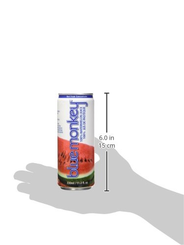 Blue Monkey 100% Pure Watermelon Juice - No Sugar Added, Not from Concentrate - Halal Certified - Plant-Based Hydration Drink with Vitamin C