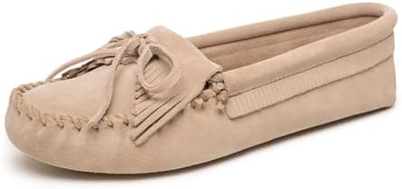 Minnetonka Women's Kilty Suede Softsole Moccasin