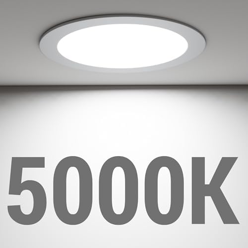 Ensenior 6 Pack 6 Inch LED Recessed Light, 5CCT Dimmable Canless Wafer