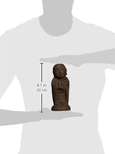 Volcanic Stone Jizo Statue