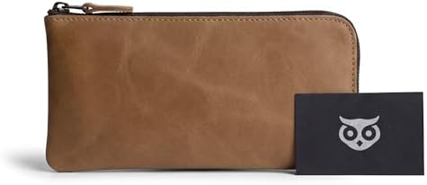 Hide & Drink, Leather Long Zippered Wallet, Holds Up to 8 Cards Plus Coins And Flat Bills, Phone Holder, Travel Essentials, Handmade (Bourbon Brown)
