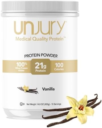 Unflavored Protein Powder | 21g 100% Whey Isolate Protein Powder | Unflavored Whey Protein Powder | Low Carb and Sugar Free Whey Protein Isolate | Gluten Free | Certified Kosher | 15 Servings