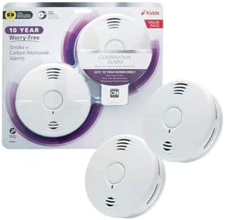 Kidde Worry-Free 10 Year Battery Combination Smoke and CO Alarm with Voice (2-Pa