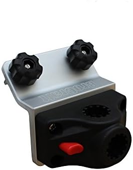 Brocraft Power Lock Rod Holder for for Lund Boat Sport Track / G3 Boat / 45 Degree Crestliner Suremount/WAR Eagle/Excel Boat - 45 Degree Track System