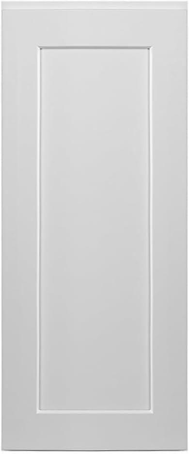 Design House Brookings Kitchen Wall Cabinet, 12", White | Adjustable Shelves, Adjustable Hinges, Wall Mount, Contemporary/Modern, Wood, Kitchen, 561530