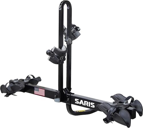 Saris Freedom Hitch Rack – Lightweight Platform Bike Carrier for Car, SUV & Truck – No Frame Contact, Anti-Wobble, E-Bike Compatible – 2 or 4 Bike