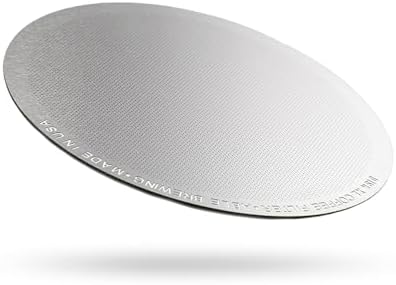 Able - DISK Stainless Steel Coffee Filter, AeroPress Coffee Maker-Compatible, AeroPress Accessories for Home & Cafes, 2.45” Reusable Coffee Filters (254-Micron Standard + 152-Micron Fine), Pack of 2