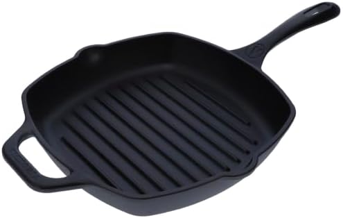 Victoria 10-Inch Cast Iron Skillet, Pre-Seasoned Cast-Iron Frying Pan with Long Handle, Made in Colombia | Pan with Long Handle, Made in Colombia