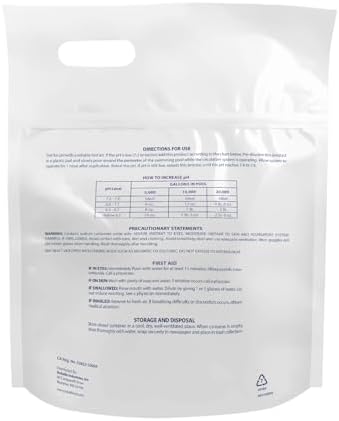 Robelle 5-Pounds Premium pH Up for Swimming Pools | 100% Sodium Carbonate, Raises pH, pH Increaser, Easy To Use, Works Fast