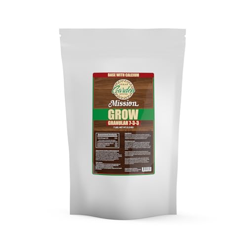 Urban Garden Outfitters Mission Fertilizer Grow Granular Fertilizer with Calcium-Organic Soil Nutrient, 7lb
