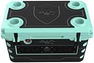 Wet Sounds Stealth SHIVR-55-SFM Seafoam Audio Cooler Speaker Bundle | Seafoam high-output audio cooler speaker system with full Gator Step kit in