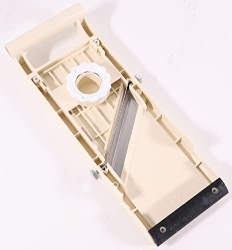 Benriner Mandoline Slicer with 4 Blades, Japanese Stainless Steel, BPA Free, 12.75 x 3.625-Inches, Beige